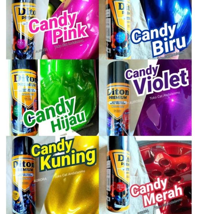 ♜ Pilox Diton Premium Candytone Candy Tone Transparan Pink Biru Hijau Ungu Kuning Merah Hitam Oranye