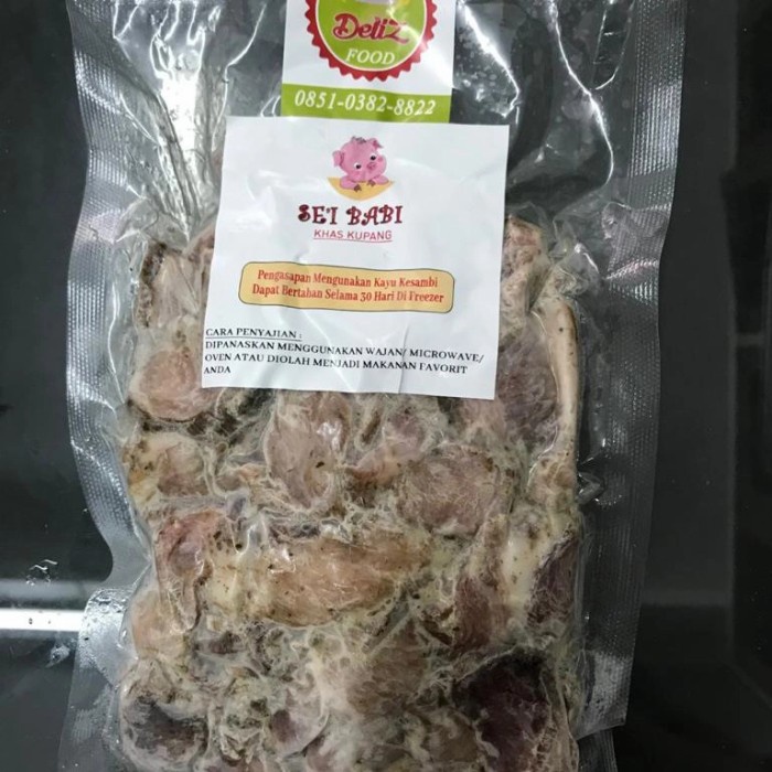 

Daging Asap - Sei Babi Ori Khas Kupang , Daging Asap ,Inc Sambal Luat