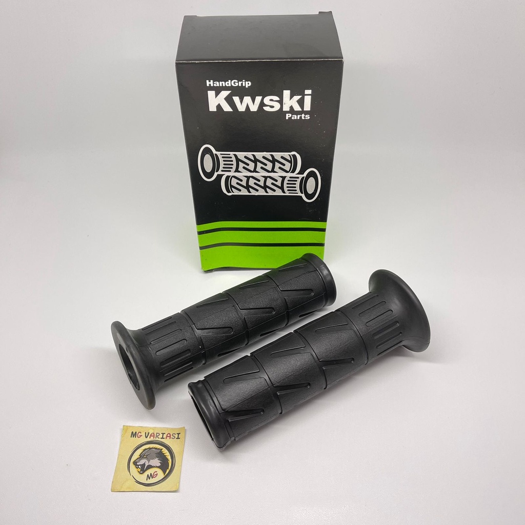 PROMO TERMURAH HANDGRIP KAZE SET KIRI KANAN GRIP SARUNG GAS MODEL NINJA UNIVERSAL PEMAKAIAN SEMUA MOTOR SET KIRI KANAN EMPUK ENAK DI TANGAN