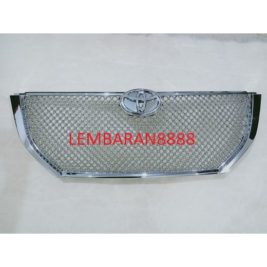 Grill Bumper Depan Mobil Grand Innova 2012 - 2015 Model Bentley Chrome