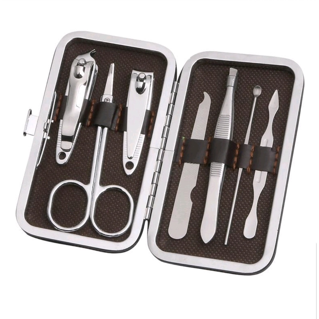 MANICURE PEDICURE 7in1 SET NAIL ART SET / ALAT SET PEMBERSIH KUKU/MANICURE PEDICURE