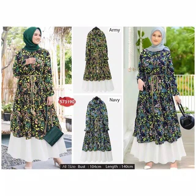 BEST SELLER  Gamis ZARA GREEN Maxi amira/ Maxi Amara Bangkok ori by extu