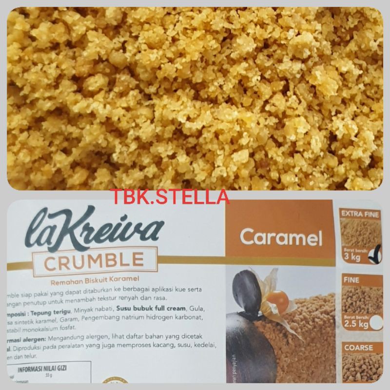 

LA KREIVA CRUMBLE CARAMEL (REPACK) 250 GR