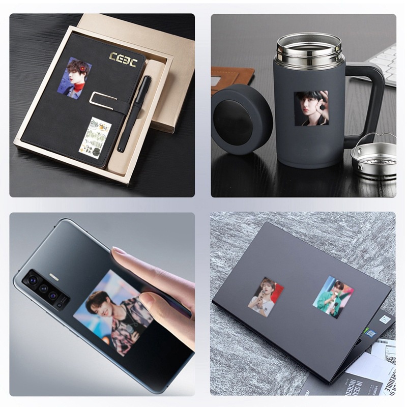 60 lembar Wang Yibo stiker ponsel kasus Idol Jurnal koper bahan Cangkir air tangan Buku stiker kecil