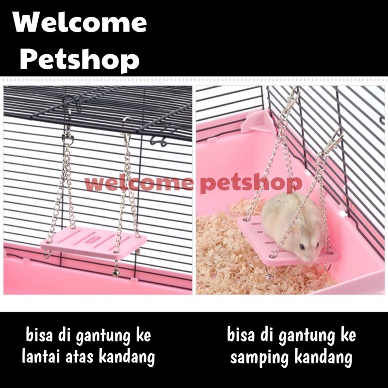 Mainan Hamster Ayunan / Ayunan Hamster / Mainan Burung Ayunan / Ayunan Burung