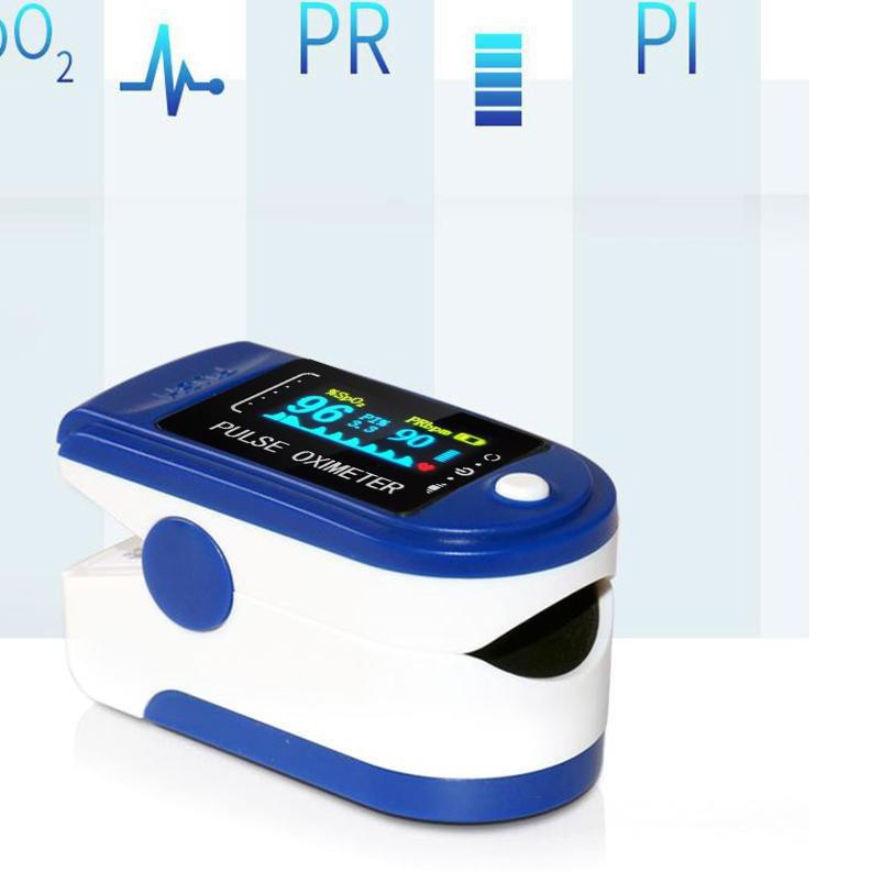 ❋ Fingertip Pulse Oxymeter Fingertip Oximeter SpO2 LED Full Colour LK87 ℮