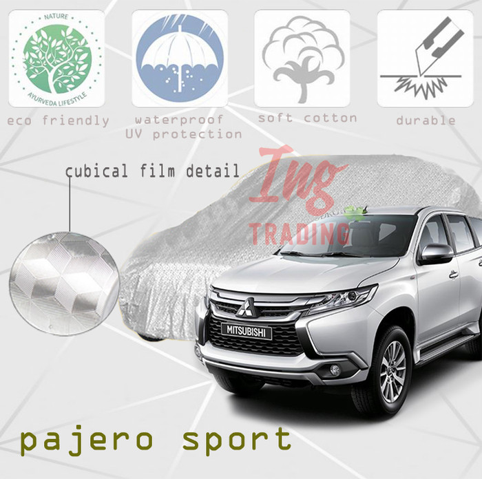 Cover Sarung Mobil PAJERO SPORT Waterproof 3 Layer Protection