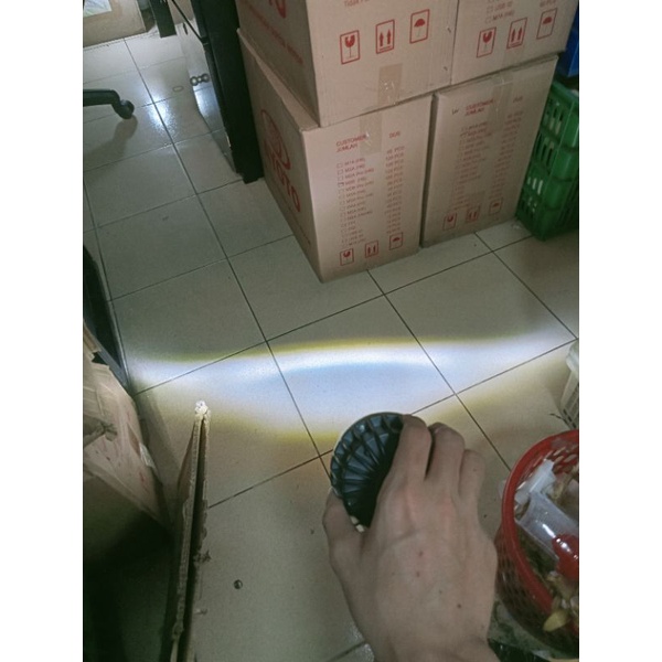 Lampu Tembak Sorot LED cree 3mata 2warna 6d lensa putih kuning Cwl 3 mata high low 30watt foglamp putih kuning angel eyes biru