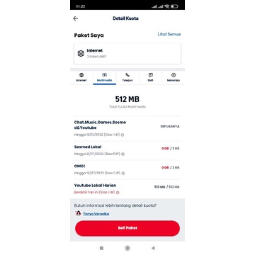Perdana Unlimax Telkomsel 3 bulan setengah