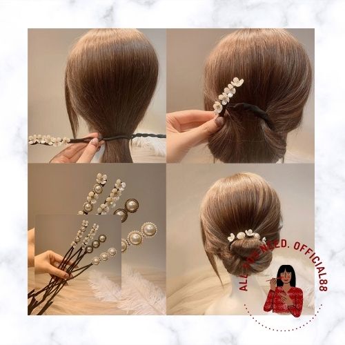 ✿AYN✿  Ikat Rambut Strap FA79 Hair Bun Maker / Magic Hairbun / Cepol Gaya Korea