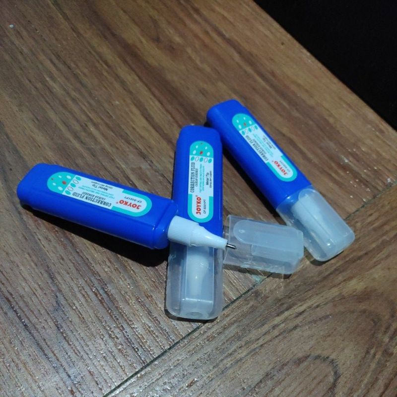 

3pcs tipe ex tipex correction fluid joyko s201pt