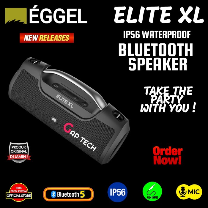 EGGEL ELITE XL POWERFUL PORTABLE BLUETOOTH SPEAKER ORIGINAL