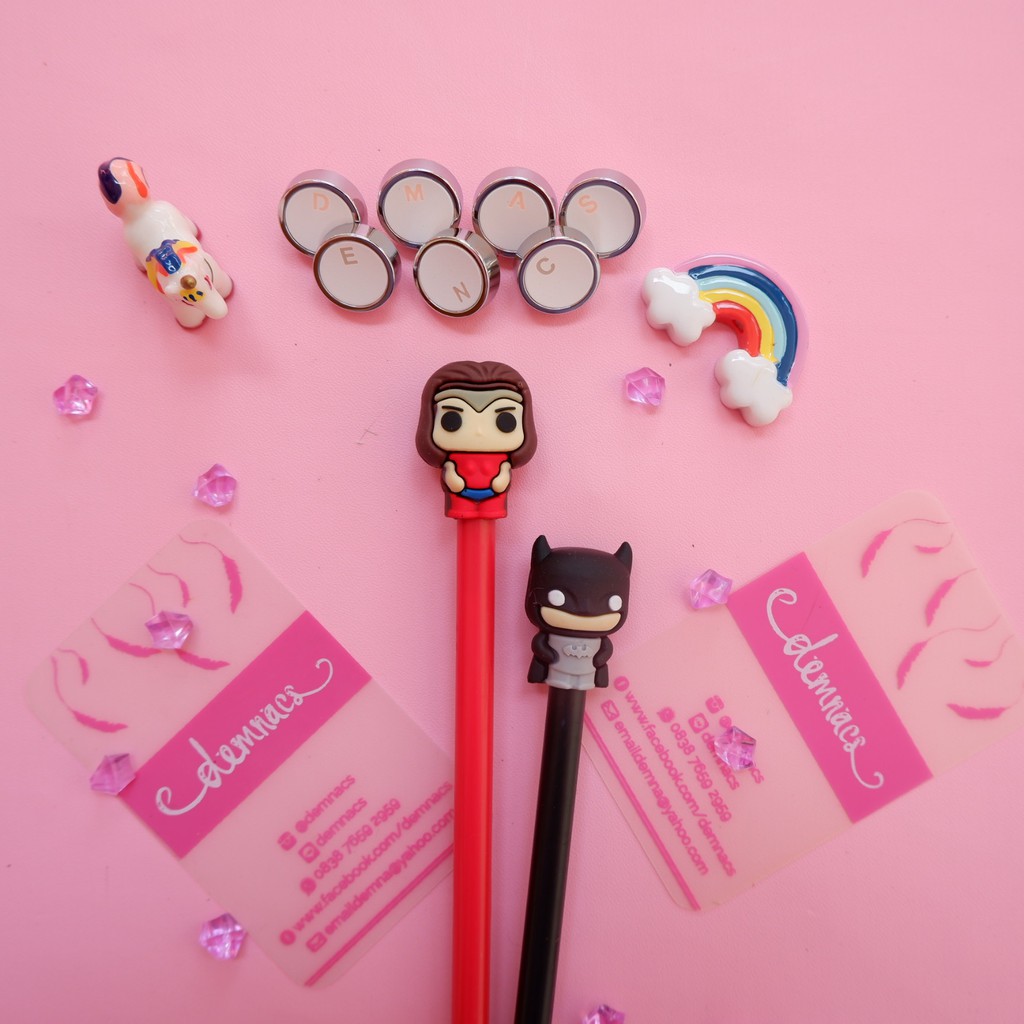 

pulpen gel karakter super hero avengers batman ironman wonder woman spiderman captain america
