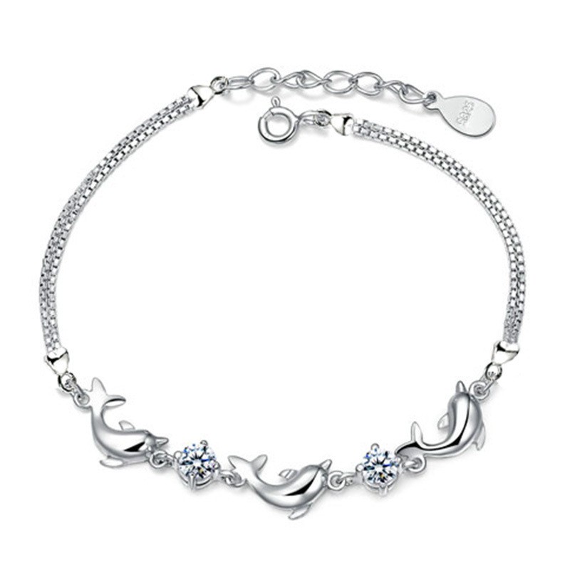 Gelang Perak Asli / Bracelet S925 / Sterling Silver /Wanita Korea Unik bracelet / Charm Gelang pria & Wanita / Gelang Couple / Gelang TitaniumA6-B
