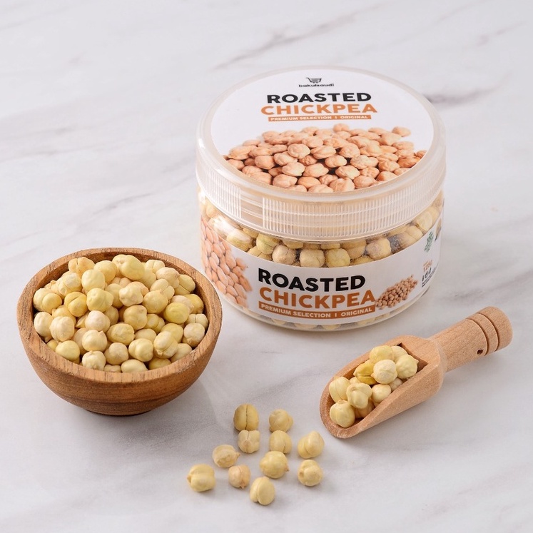 Kacang Arab Premium Panggang Renyah &amp; Gurih Original 100% Roasted Chickpeas Chickpea Garbanzo Asli