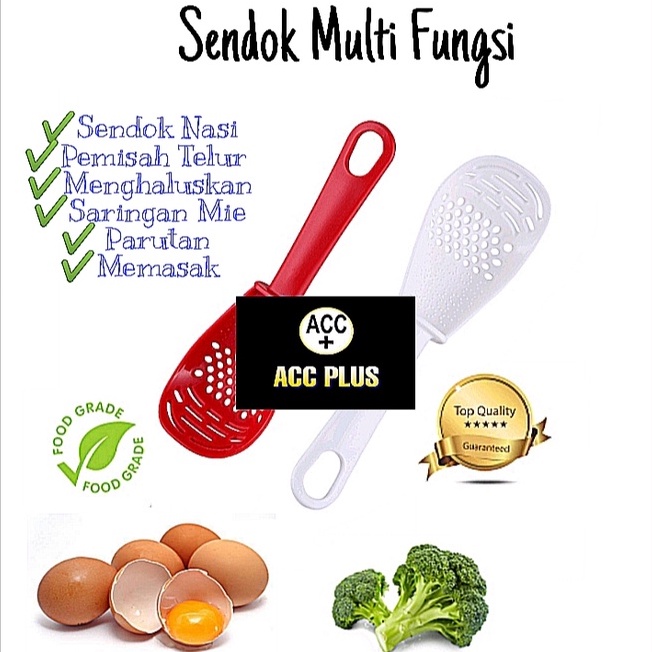 Sendok Nasi Multifungsi Model Sekop Bahan Food Grade BPA Free All in 1 Spoon Kualitas Premium