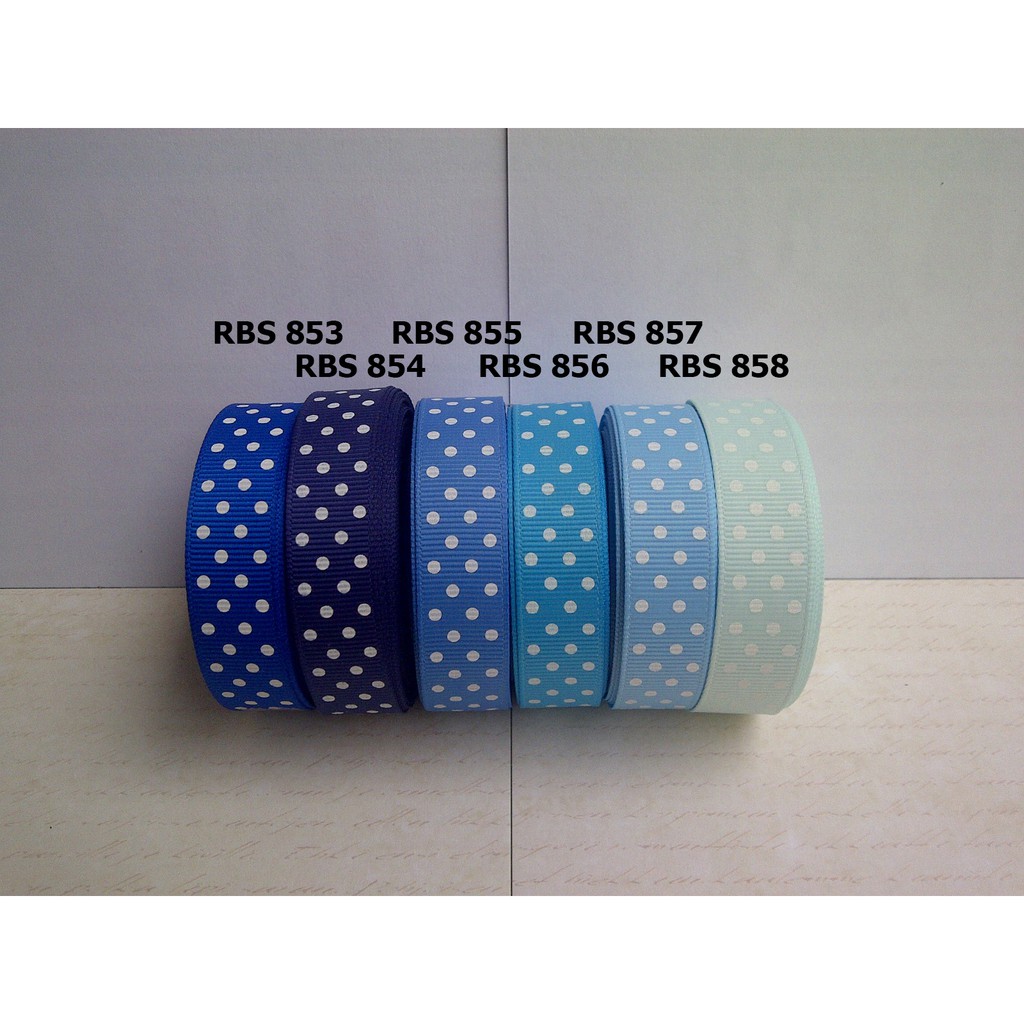 

[10 YARD] PITA GROSGRAIN MOTIF POLKADOT SALE RBS 853,854,855,856,857,858