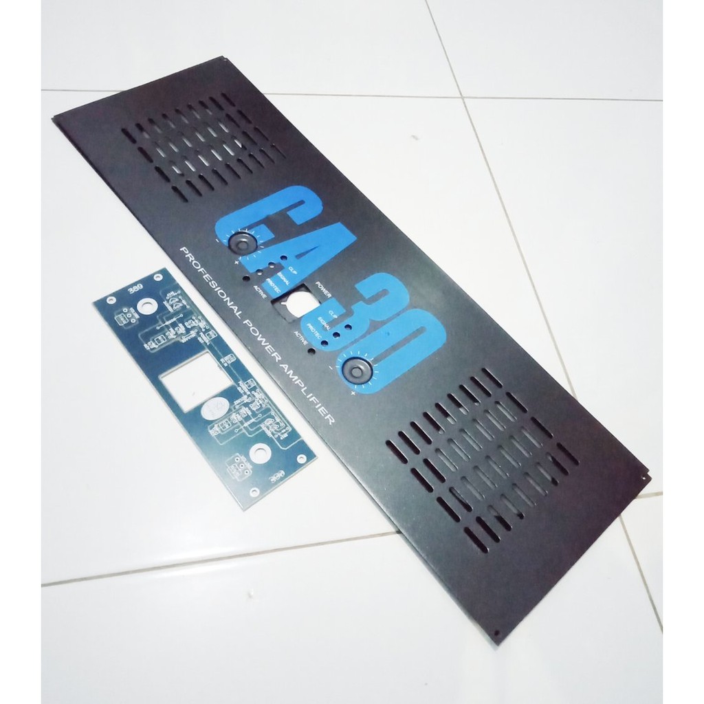 Plat Panel Depan Belakang CA30 Power Amplifier Plus PCB Panel Depan