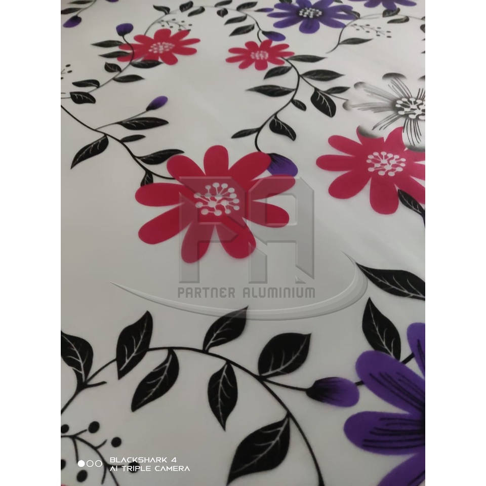 Stiker Kaca Motif Bunga Sanblast Sandblast Sunblast Motif Bunga 176