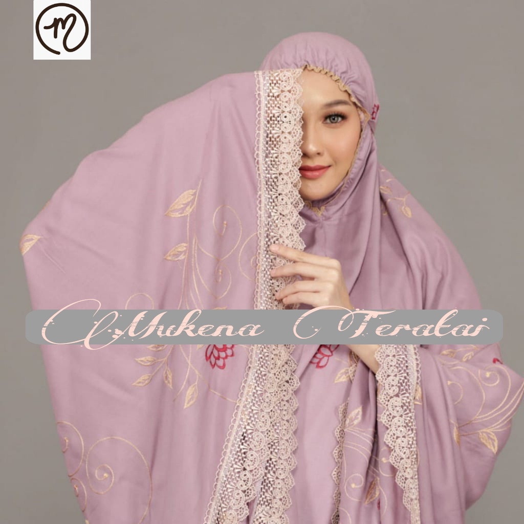 ALMAHIRA - Mukena Dewasa Terbaru Bordir Mewah Platinum Rose || Mukena Dewasa Rayon