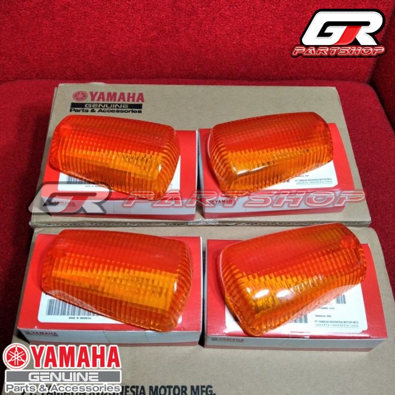 MIKA LAMPU SEN SET SCORPIO RX KING ORI YGP RXKING RX-KING LENS SIGN SEIN SIGNAL RITING KIRI KANAN