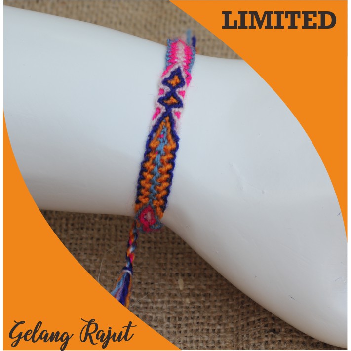 Gelang Rajut Etnik Gelang Keren Kece Anak Gunung 010