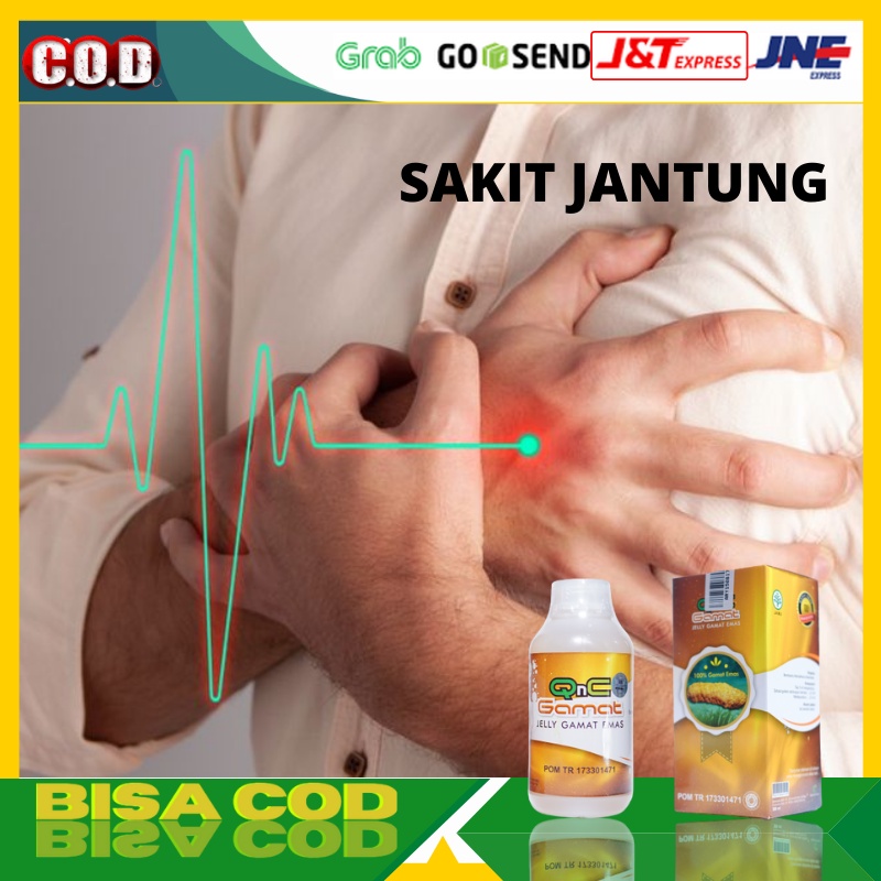 QNC JELLY GAMAT SAKIT DADA, SAKIT DADA SEBELAH KIRI / KANAN, SESAK NAFAS, OBAT NYERI DADA