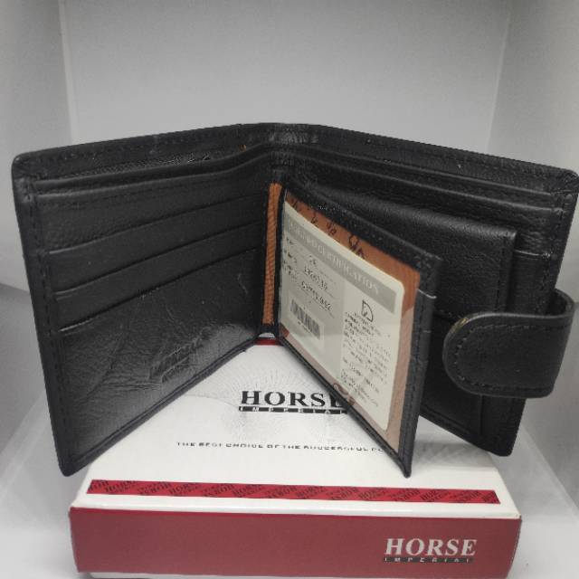 Dompet pria imperial horse kancing / dompet kulit