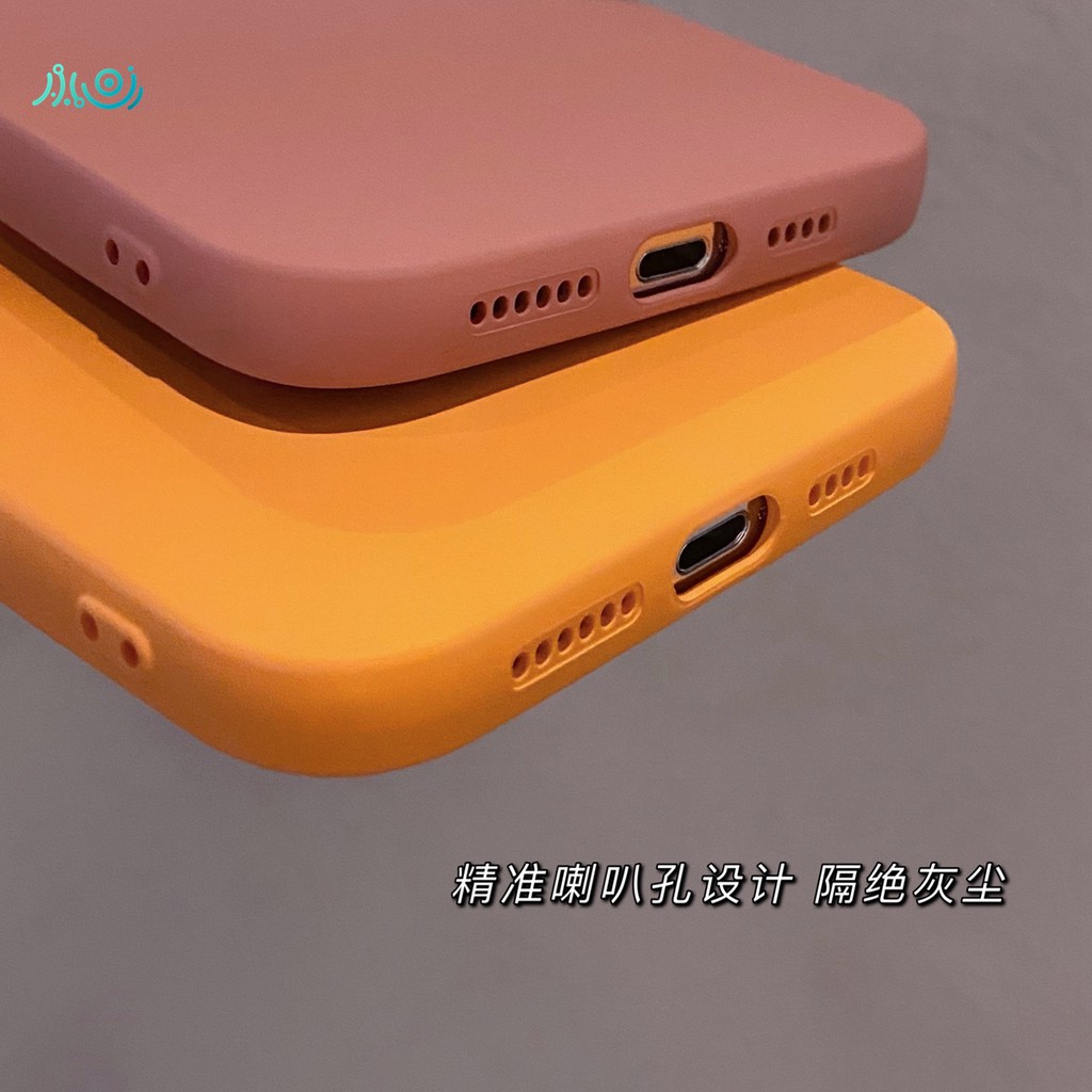 iPhone 13 Pro MAX Liquid silicone case for iphone 12 11 pro max X XS MAX XR 7+ 8Plus 11 pro Morandi color camera protector full cover soft case