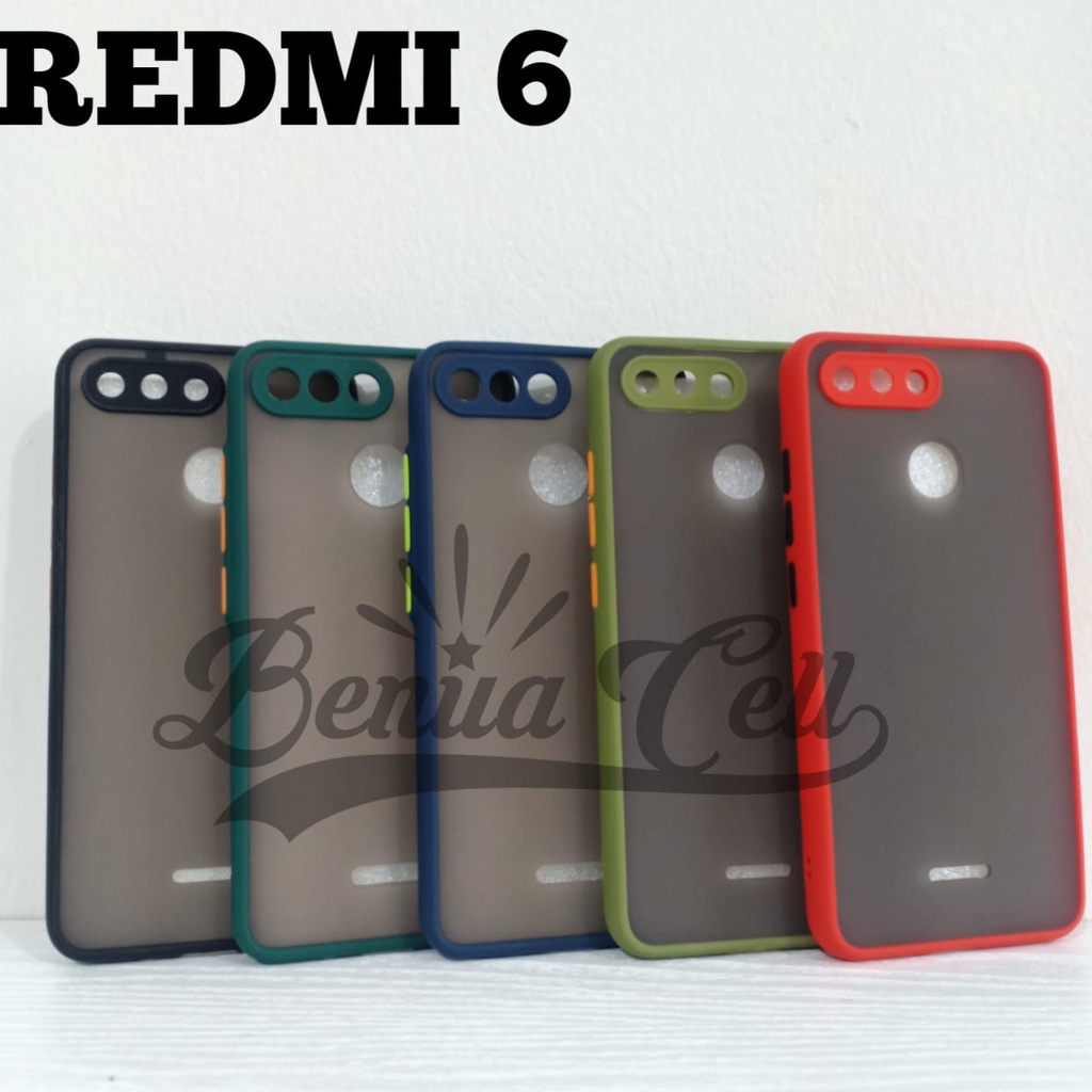 SOFTCASE REDMI 6 6A - CASE MATTE FULL COLOR XIAOMI REDMI 6 REDMI 6A - BC