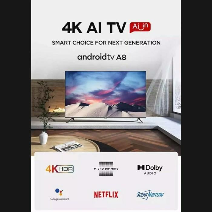 TCL LED TV 50. INCH 50A8 SMART ANDROID 9 DIGITAL NETFLIX