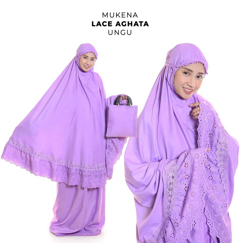 Mukena Dewasa Katun Lace Aghata