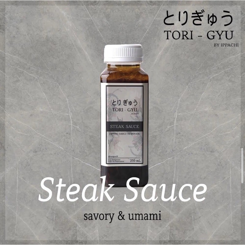 

[TORIGYU] Steak Sauce Halal Restoran Jepang Terkenal Jakarta Bumbu Saus Daging Enak Premium Grade