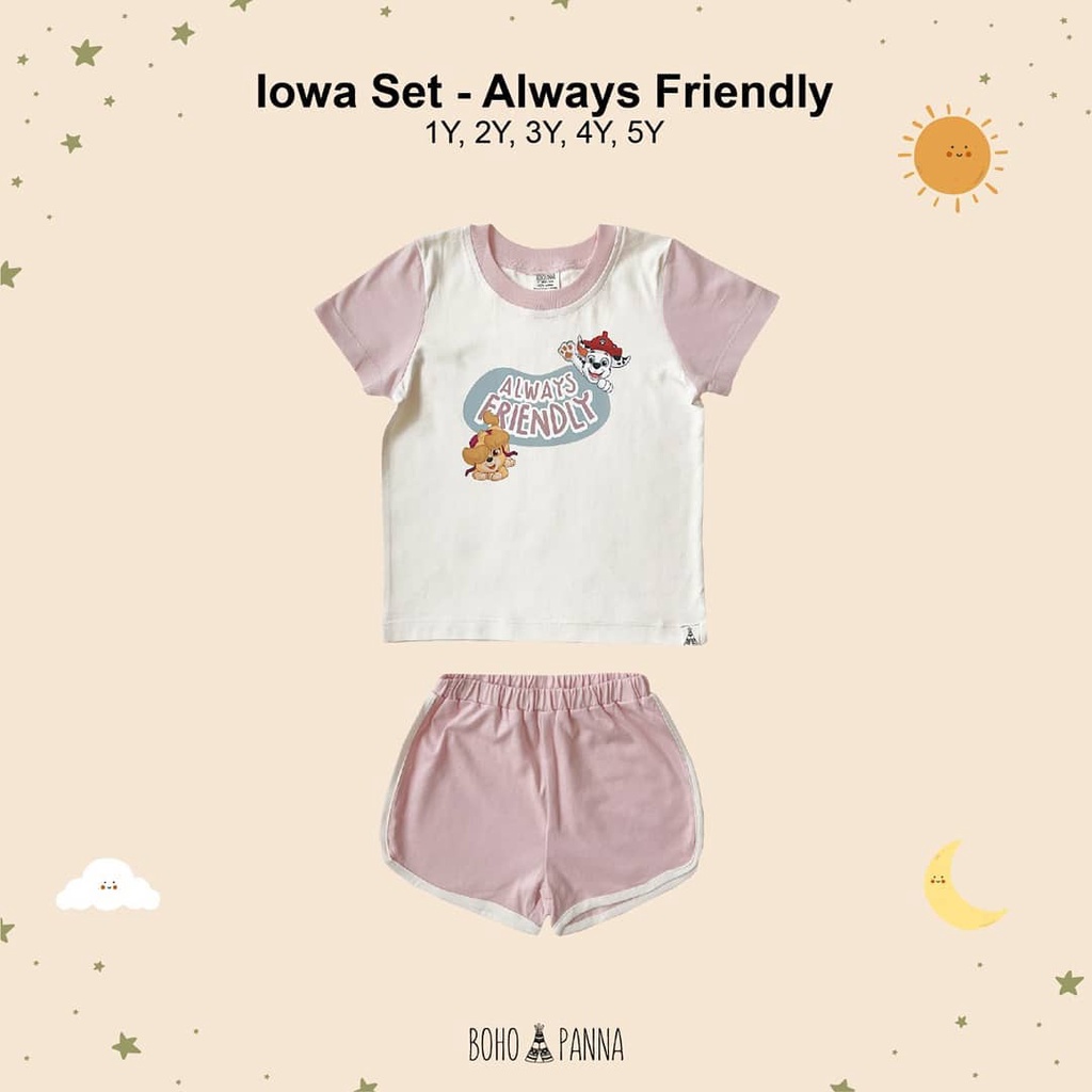 BOHOPANNA IOWA SET / SETELAN BAYI