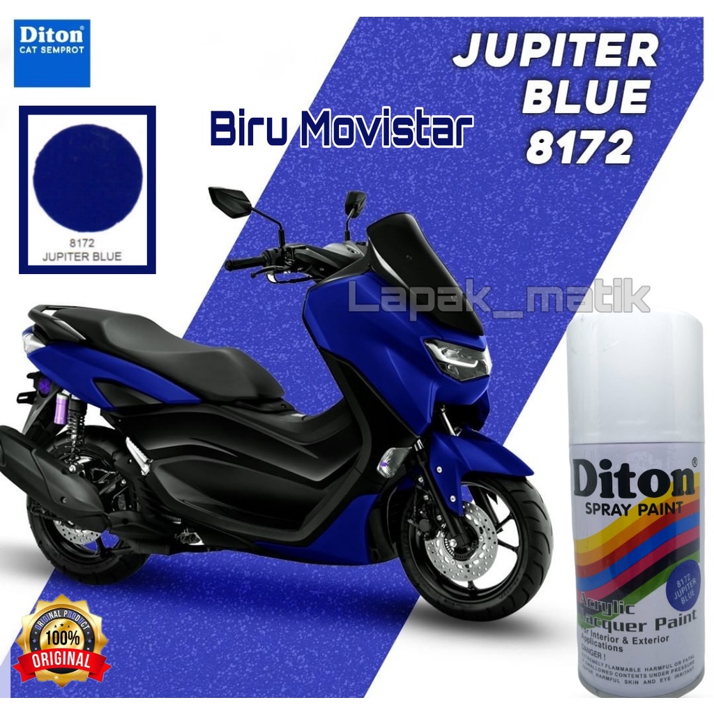 Pilok Pilox DITON BIRU MOVISTAR JUPITER BLUE 8172 300ml Cat Semprot Pylox