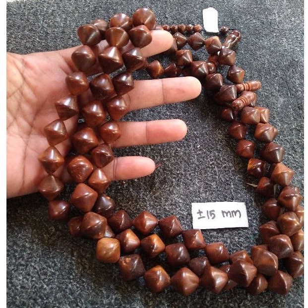 tasbih kokka wajik ± 15 mm ( 15mm ) (JUMBO) 99 butir