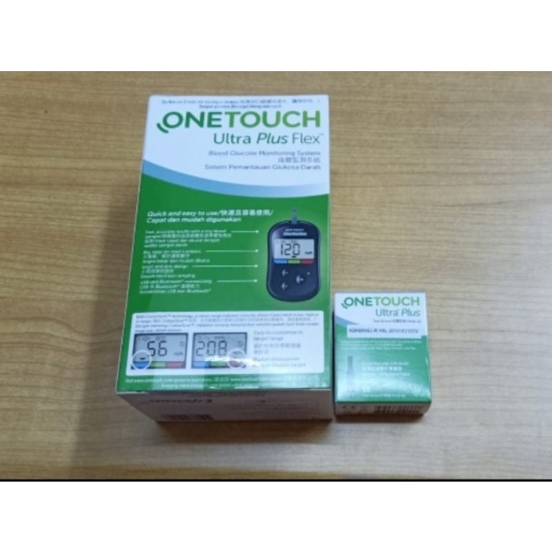 alat onetouch Ultra plus flex include strip 50 Test strip / alat cek gula onetouch Ultra terbaru