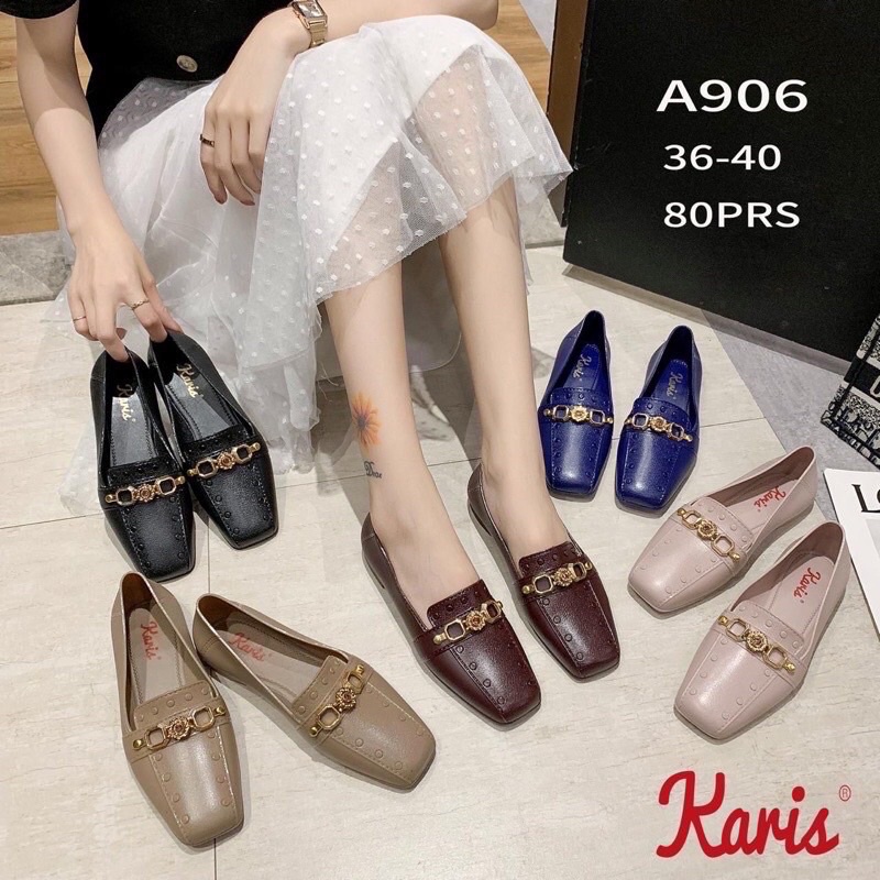 Flat Shoes Sepatu Jelly Permata Original Karis