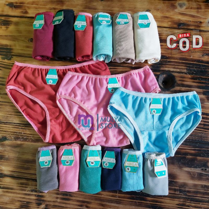 6 Pcs CD Celana Dalam Anak Perempuan TK/SD/SMP/Remaja ABILA Murah