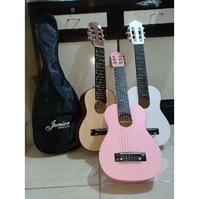 gitar junior bonus tas/gitar clasik tas/klasik/gitar junior clasik senar 6 nylon/nilon murah