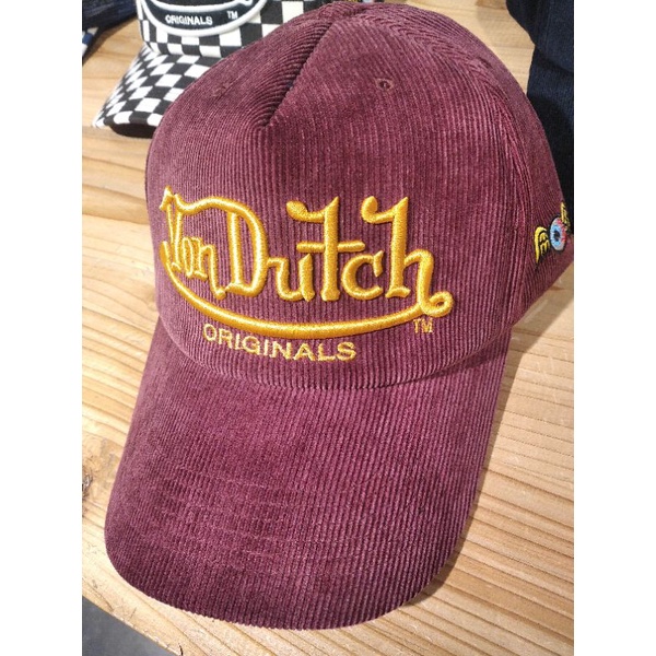 TOPI VON DUTCH ORIGINAL SALE BEST SELLER MAROON CORDUROY