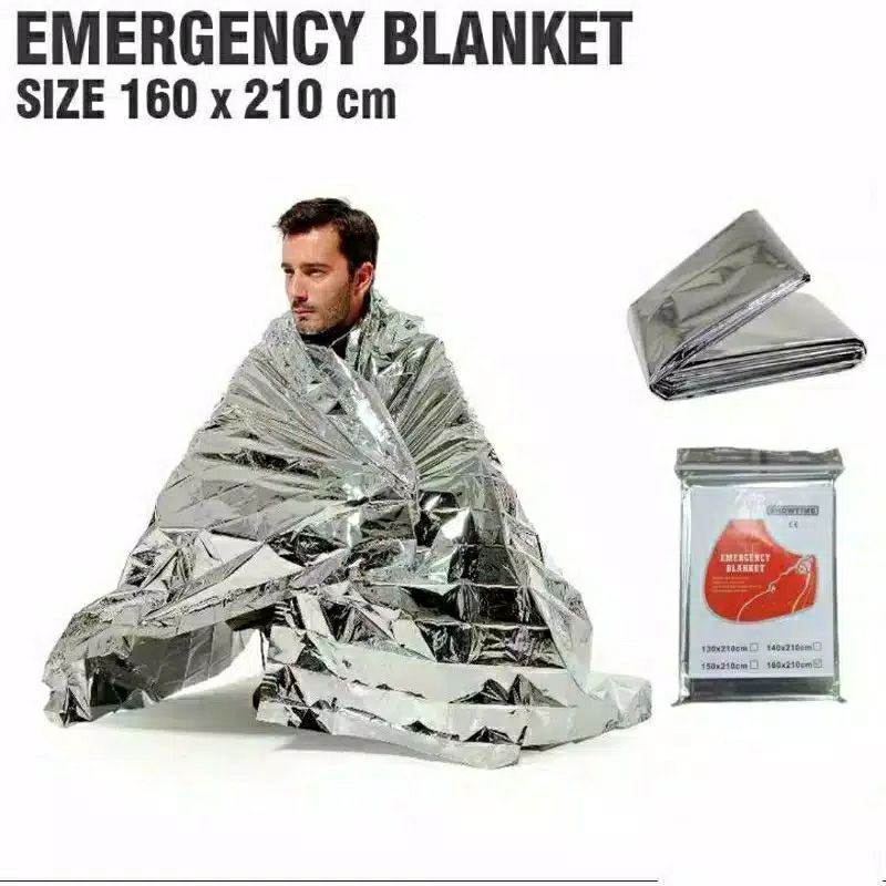 Jual THERMAL ALUMINIUM BLANKET EMERGENCY BLANKET ALUMINIUM FOIL Terma