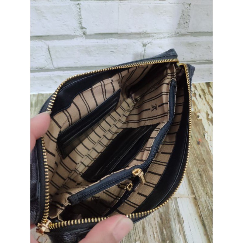 Clutch tas tangan pria dan wanita handbag damier black premium