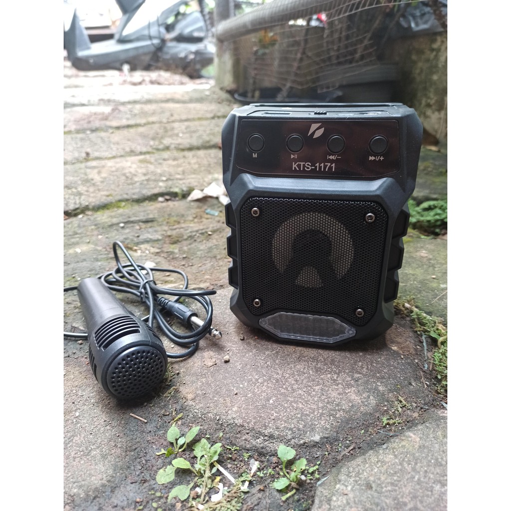 Karaoke Speaker Free Mic KTS 1171 Speaker Bluetooth Portable Bass