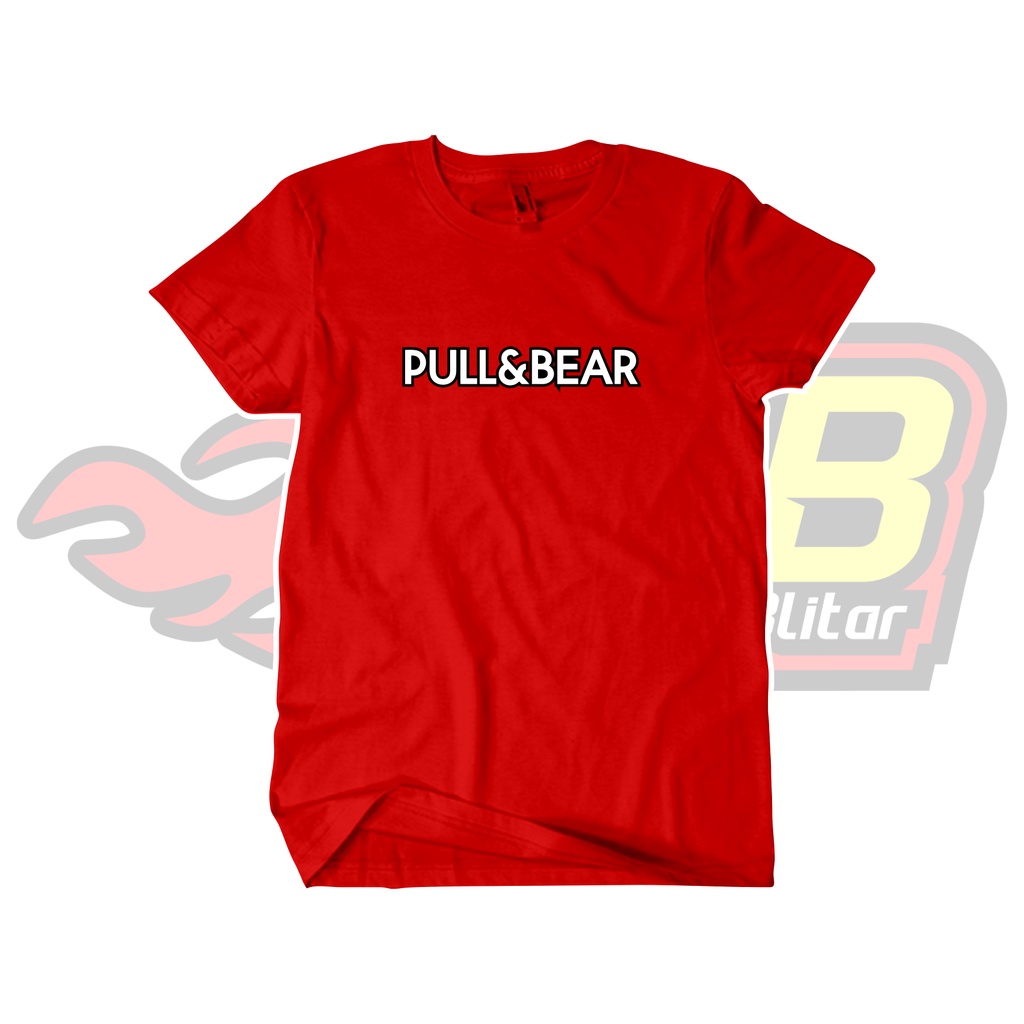 Kaos Distro Pria Katun Pull &amp; Bear