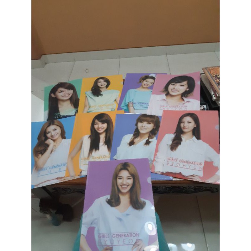 SNSD Girls Generation SM Town Live L Holder Maps Set