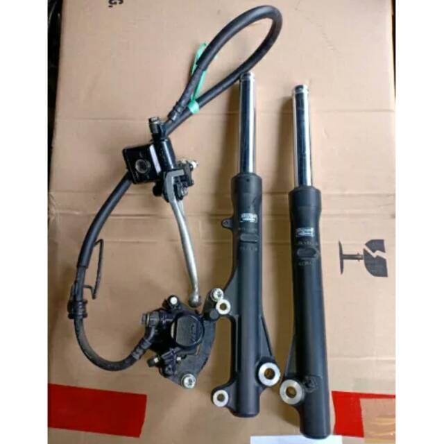 Shockbreaker Sok depan satu set honda Beat ples cakram kaliper dan master rem