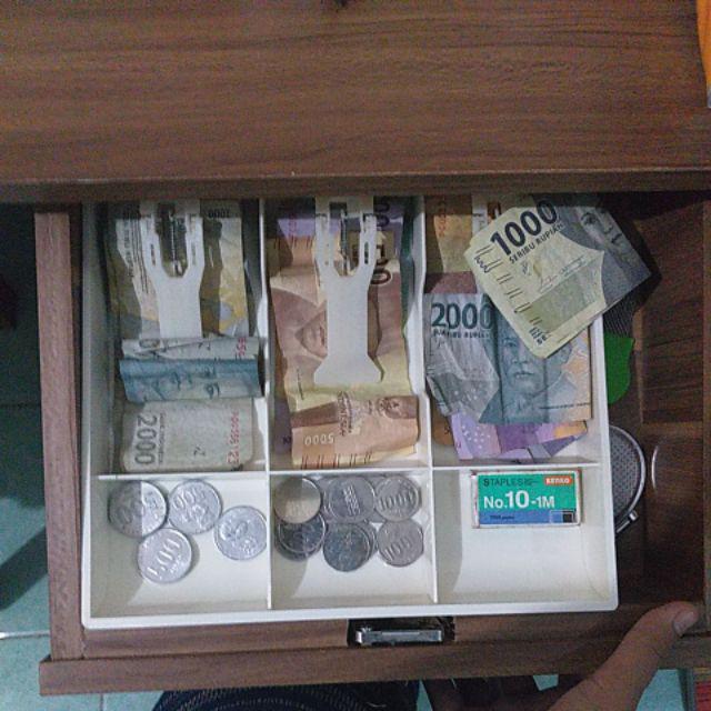 [cod] Insert 3 Money Box Tray Replacement Bills Coins 3 Register Cash Drawer Storage 9.6x9.6x1.4inch