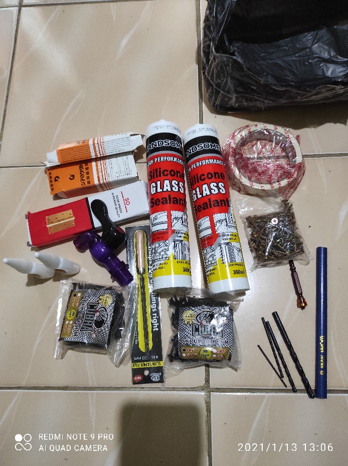 Engsel Pintu  So  Emas / Ss [ Tebal ] 5 X 2,5mm Perpasang