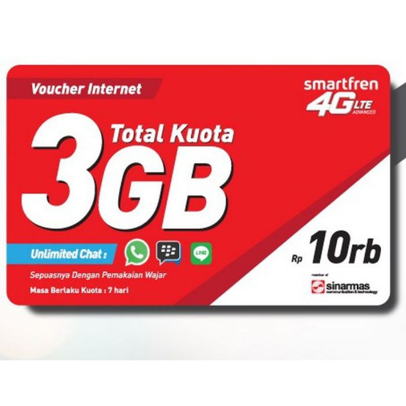 paket kuota Smartfren 3 GB